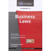 Taxmann's Business Laws for CA Foundation May 2020 Exam by V. K. Jain, CA. Shashank S. Sharma 